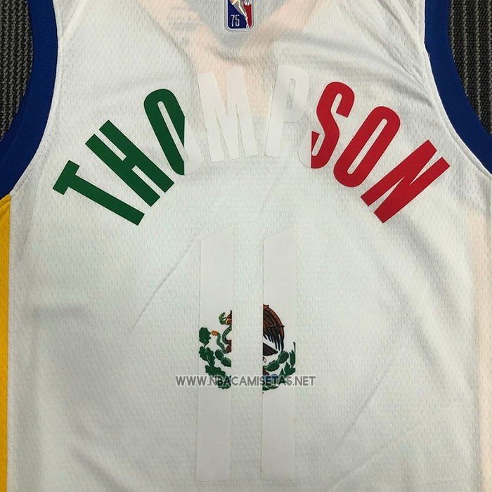 Camiseta Golden State Warriors Klay Thompson NO 11 2022 Slam Dunk Special Mexico Edition Blanco